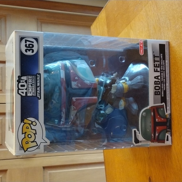 Funko Other - BOBA FETT 10" Funko Pop #367 Star Wars Target Exclusiv Bobble Head Empire Strike